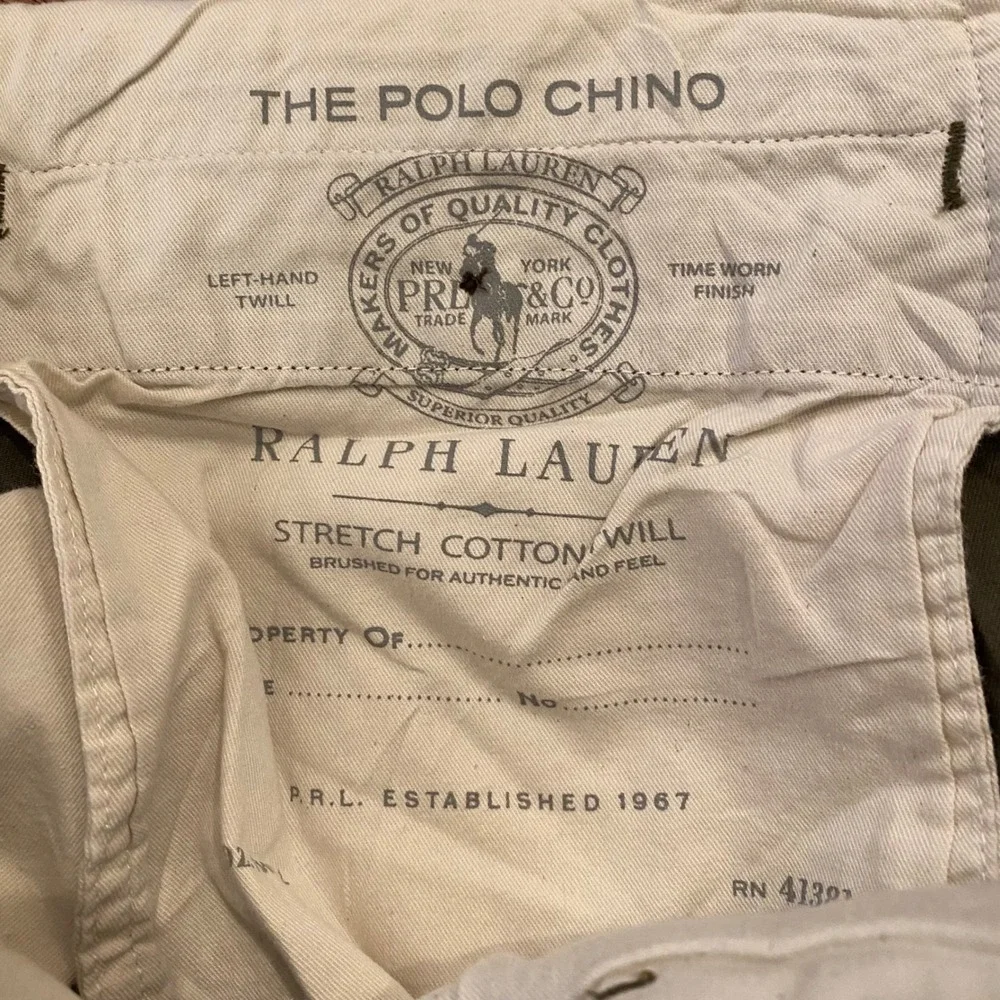 Polo Ralph Lauren Stretch Straight Fit Chino Pants Mens Olive Green 31 Inseam